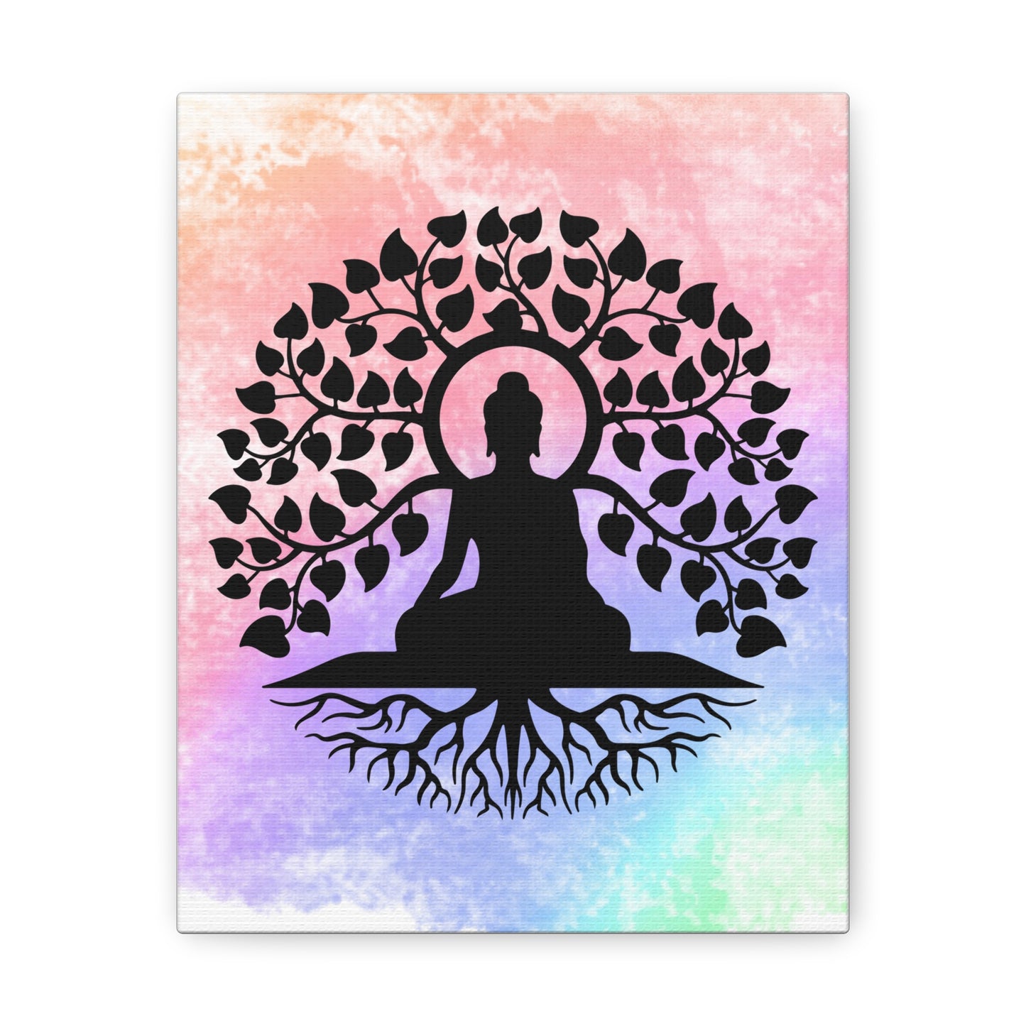 Meditative Tree of Life Wall Art on Canvas