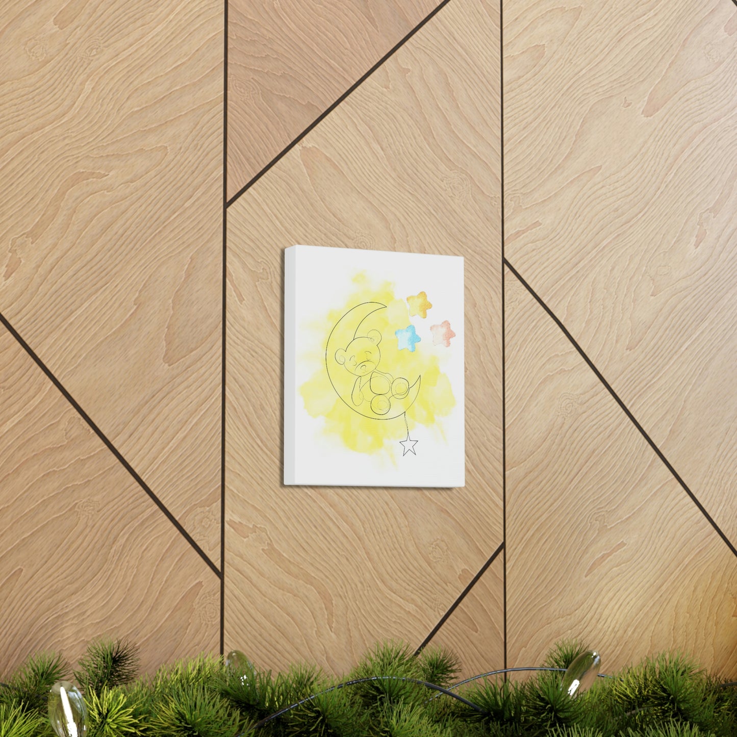 8 x 10 "Sweet Dreams" Wrapped Canvas Wall Art - NO FRAME Needed