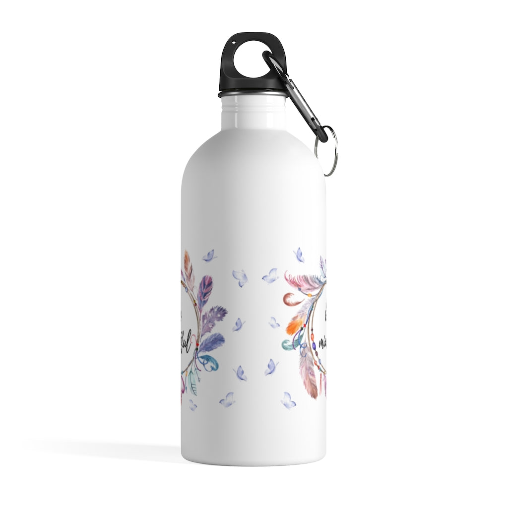 Be Mindful 14 oz Stainless Steel Water Bottle