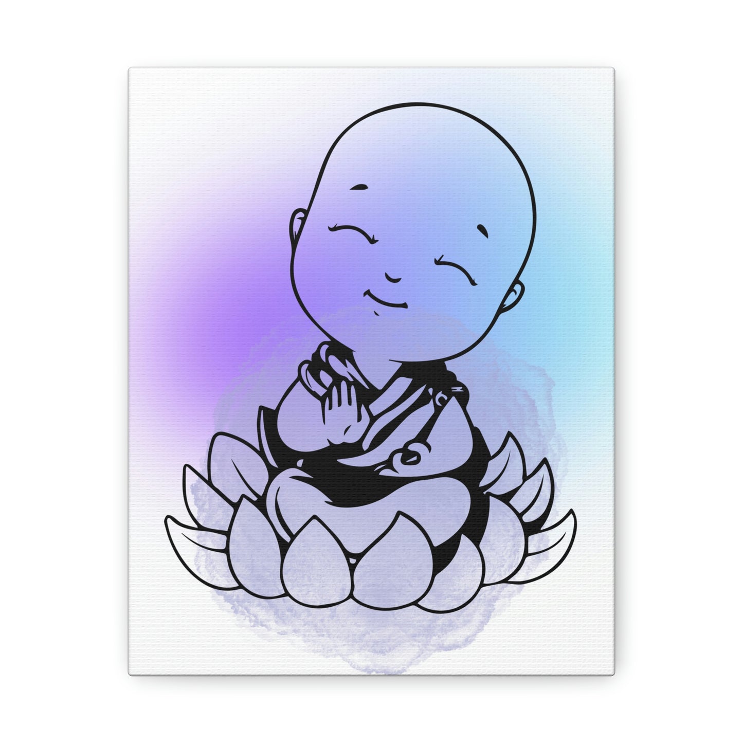 Baby Buddha Wall Art on Canvas