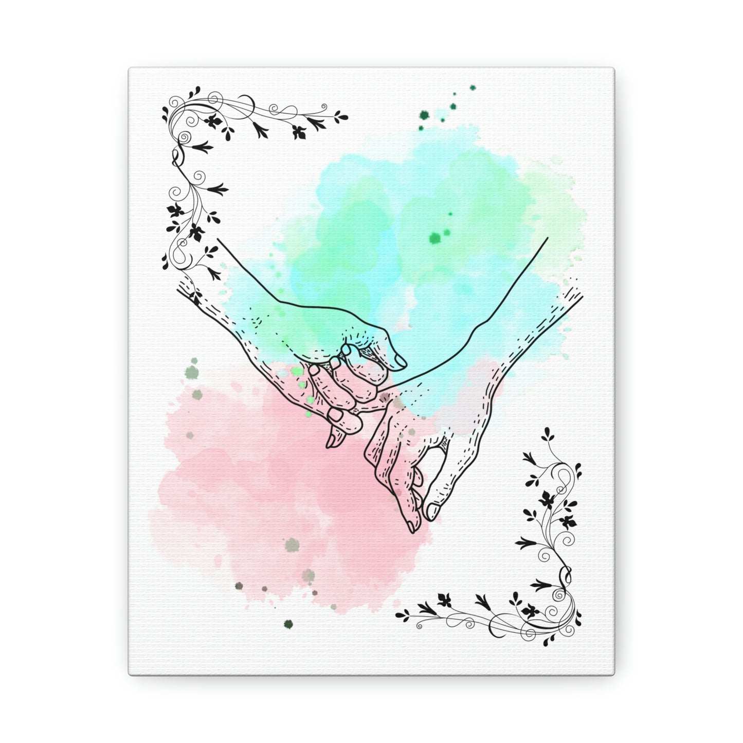 "Pinky Swear" 8 X 10 Canvas Wraps - NO FRAME NEEDED