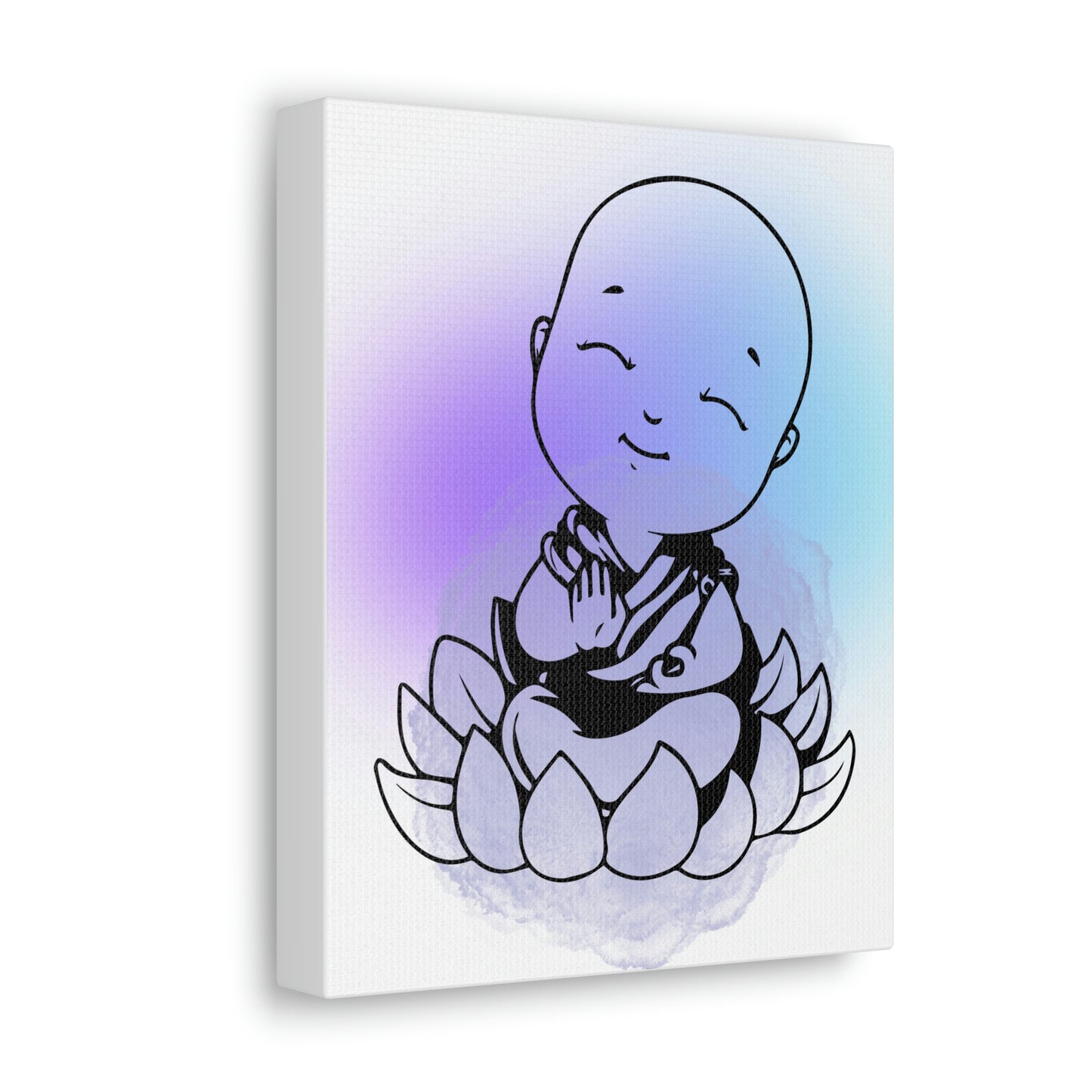 Baby Buddha Wall Art on Canvas