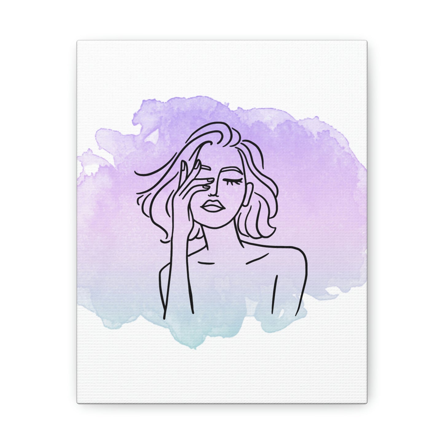 Something On Her Mind Wall Art on Canvas