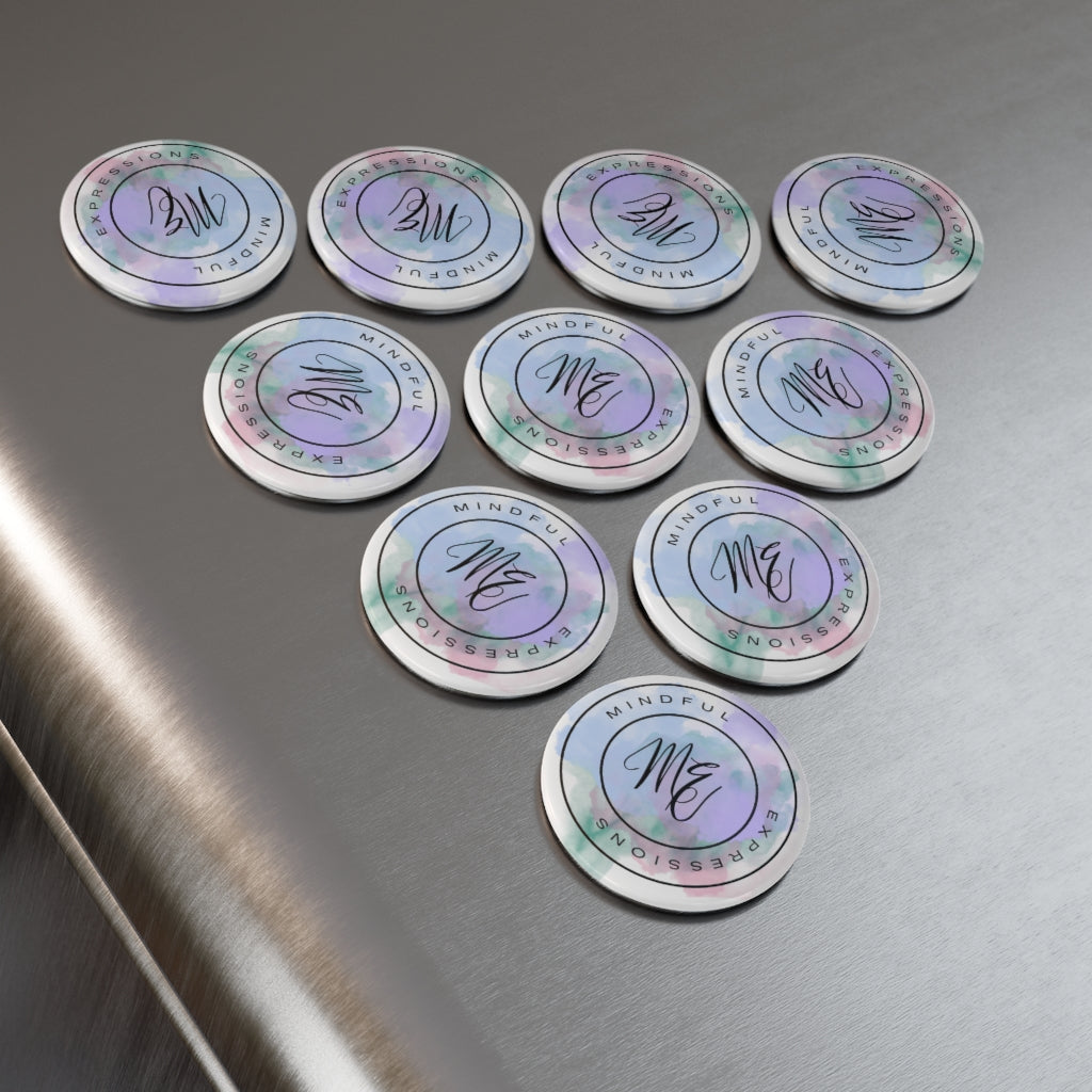 Button Magnet, Round (1 & 10 pcs)
