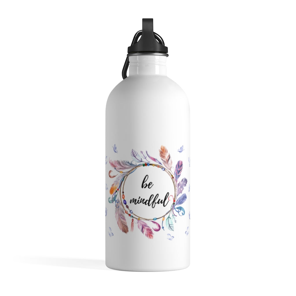 Be Mindful 14 oz Stainless Steel Water Bottle