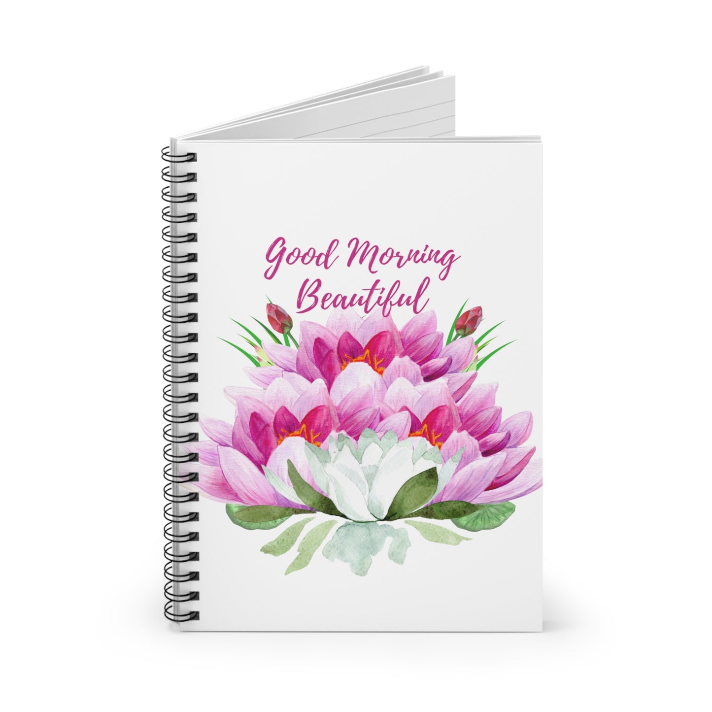 Good Morning Beautiful -Spiral Notebook - Ruled Line